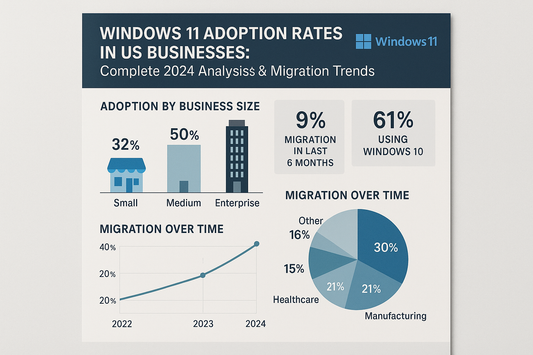 Windows 11 Adoption Rates in US Businesses: Complete 2024 Analysis & Migration Trends