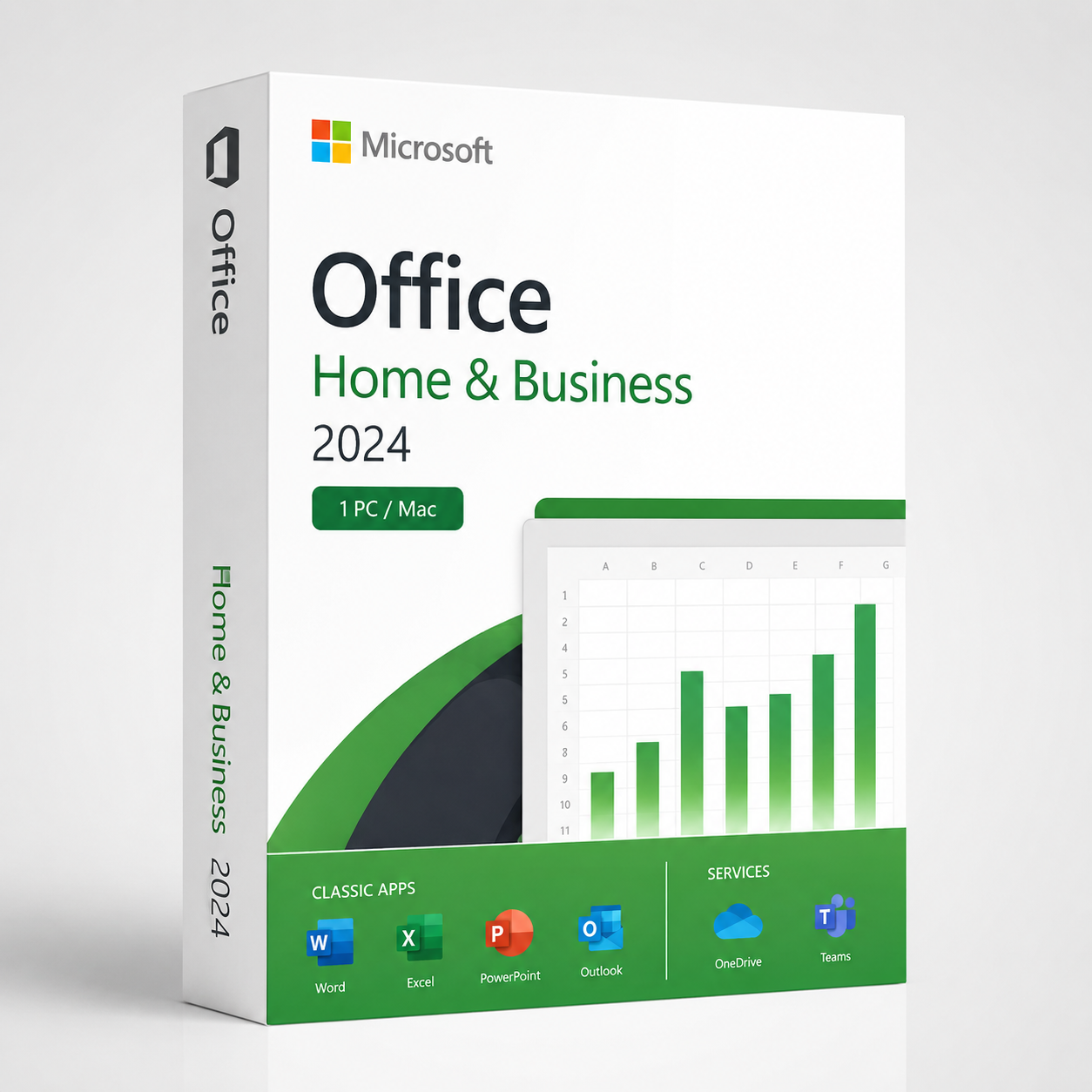 Microsoft Office Home & Business 2024 | Lifetime License for PC & Mac