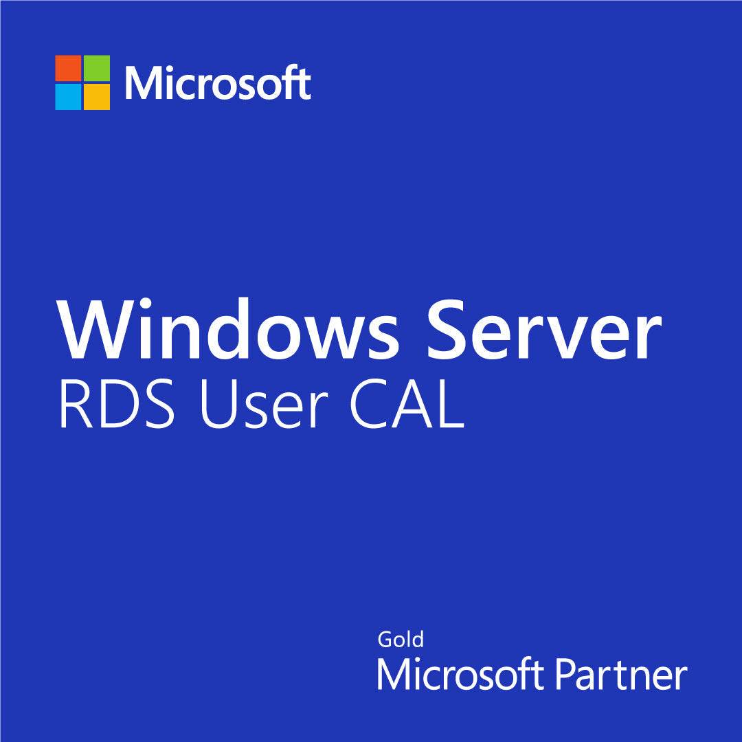 Microsoft Windows Server 2022 RDS 5 User CALs for remote desktop access with Gold Partner badge