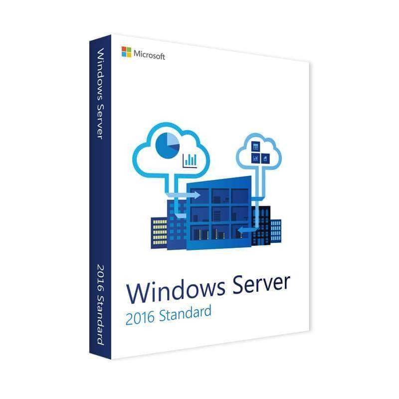 Windows Server 2016 Standard - 16 Core + 10 CALs - Softwarekeep