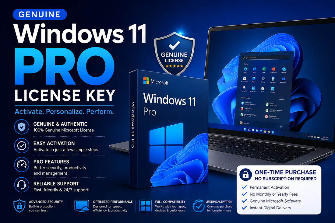 Genuine Windows 11 Pro License Key: How to Buy, Activate & Verify in 2026