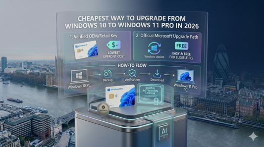 Cheapest Way to Upgrade Windows 10 to Windows 11 Pro (2026)