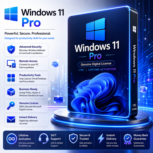 Windows 11 Pro Digital License for Work