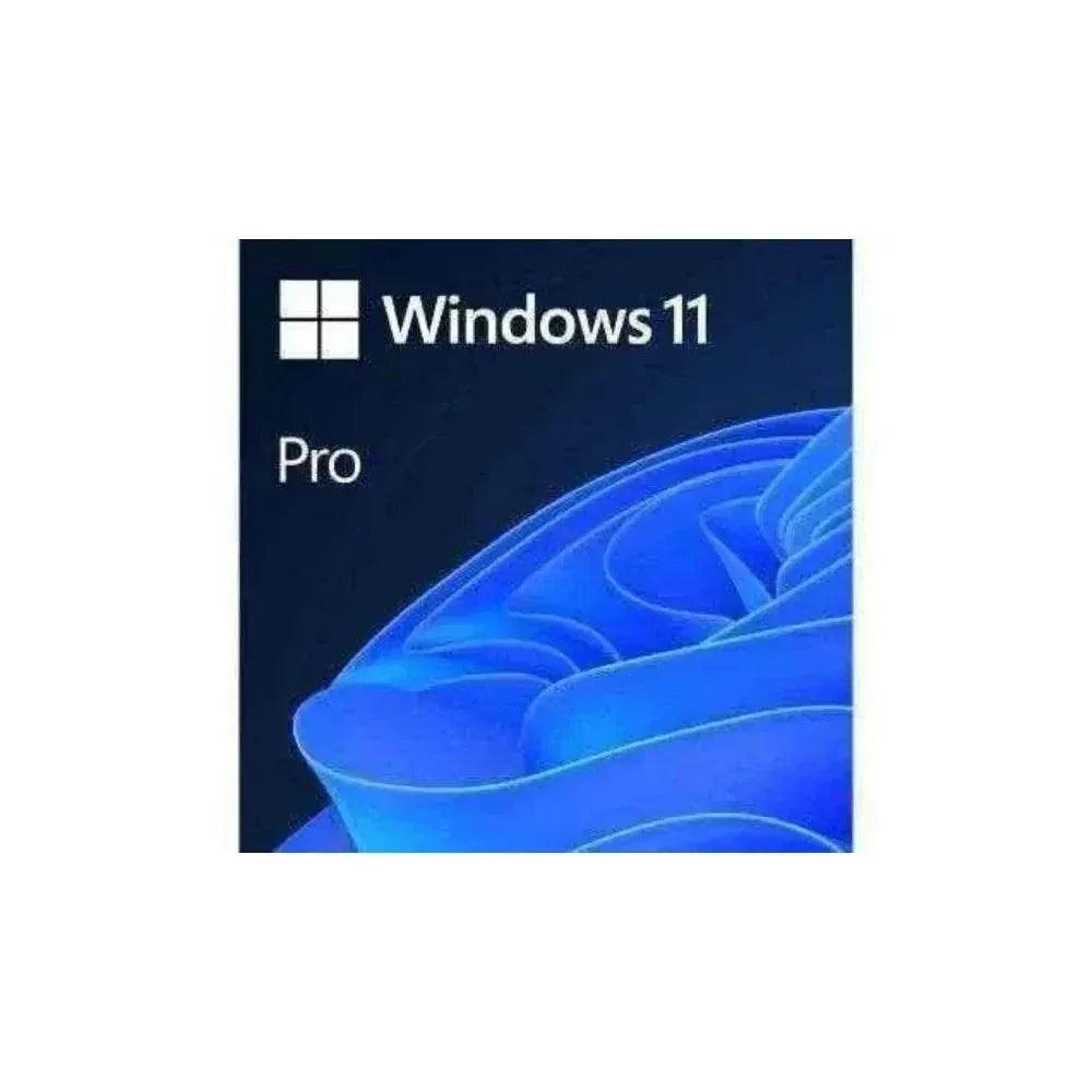 Microsoft Windows 11 Pro Operating System Software Box with Modern Blue Design