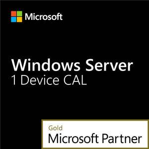 Microsoft Windows Server 1 Device CAL license with Gold Microsoft Partner badge