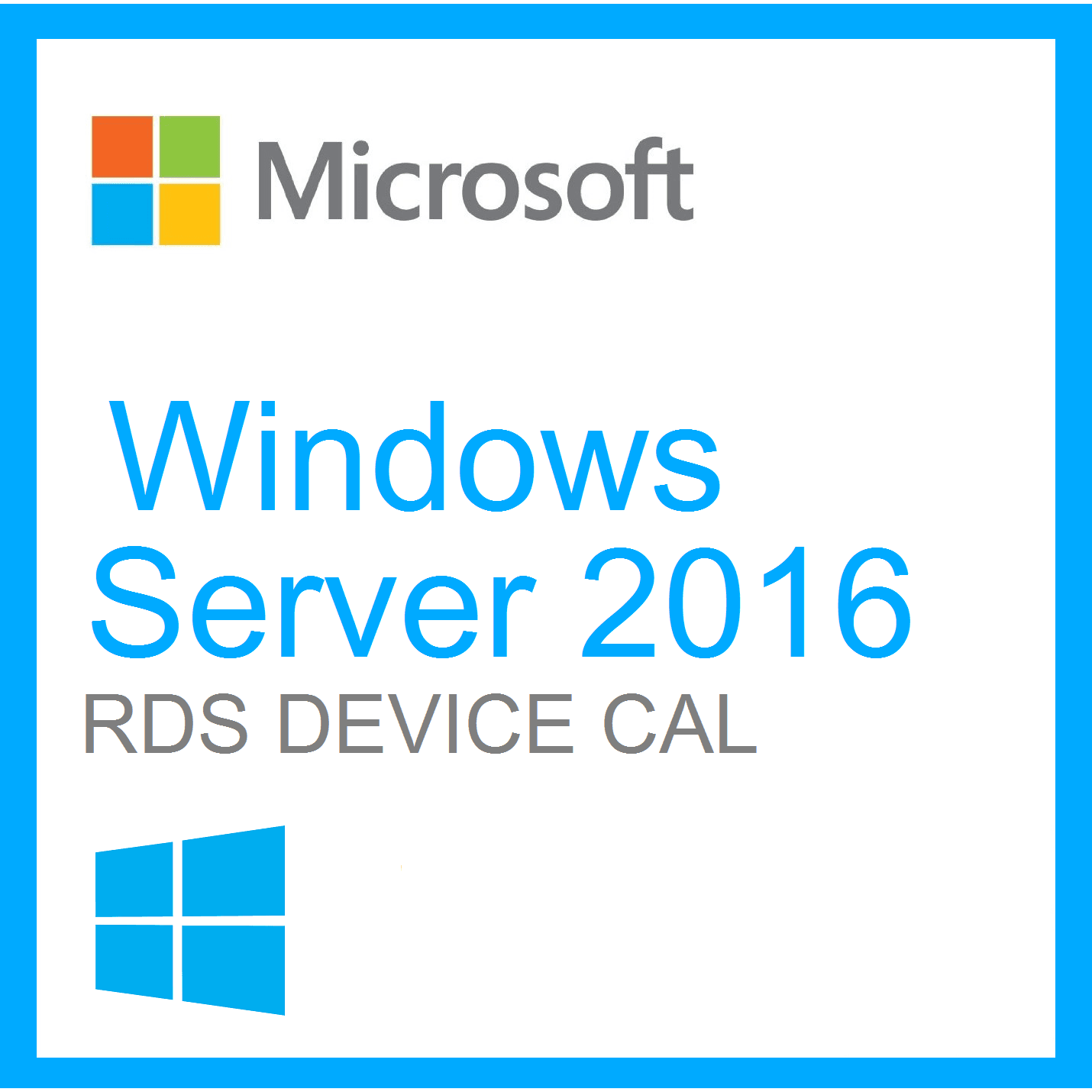 Microsoft Windows Server 2016 Remote Desktop CAL - RDS Pack - Softwarekeep