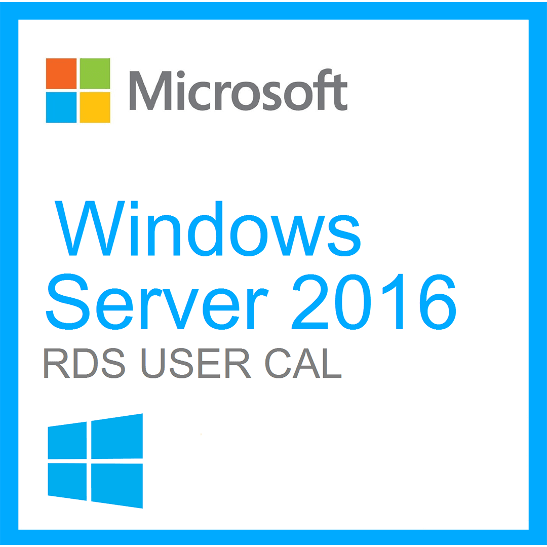 Microsoft Windows Server 2016 Remote Desktop CAL License for User Access to Remote Desktop Services