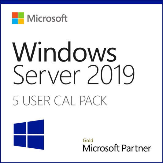 Microsoft Windows Server 2019 5 User CAL Pack - Softwarekeep