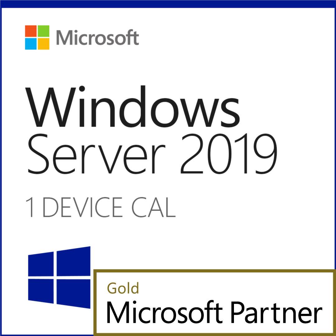 Windows Server 2019 CAL for one device, certified by Microsoft Gold Partner