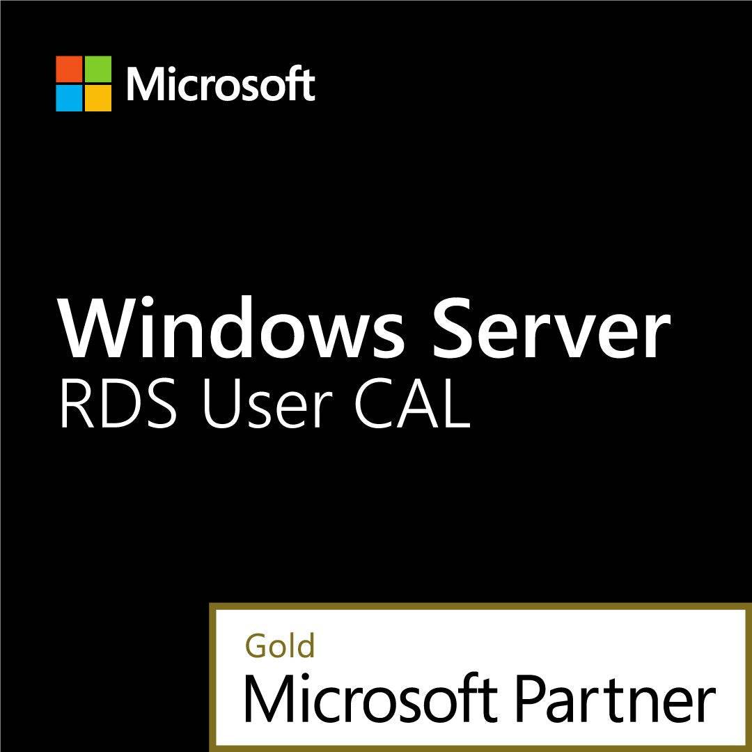 Windows Server 2022 Remote Desktop 20 User CAL from Microsoft with Gold Partner Badge
