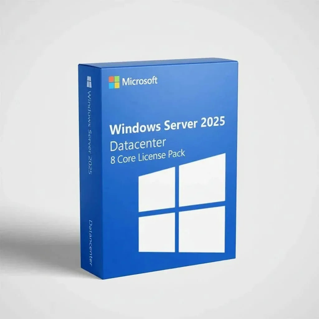 Microsoft Windows Server 2025 Datacenter License - 8 Core Pack - Softwarekeep