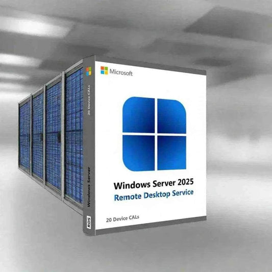 Microsoft Windows Server 2025 RDS License - 20 Device CALs Included - Softwarekeep