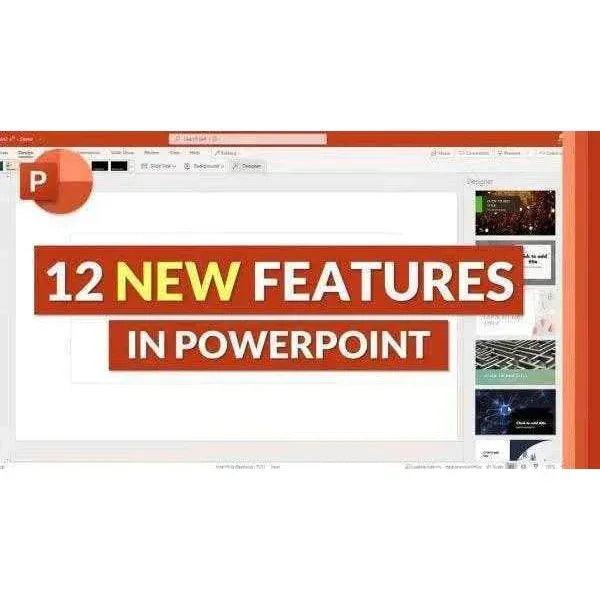 Microsoft PowerPoint 2024 with 12 new features showcased in user interface for MS Microsoft Office