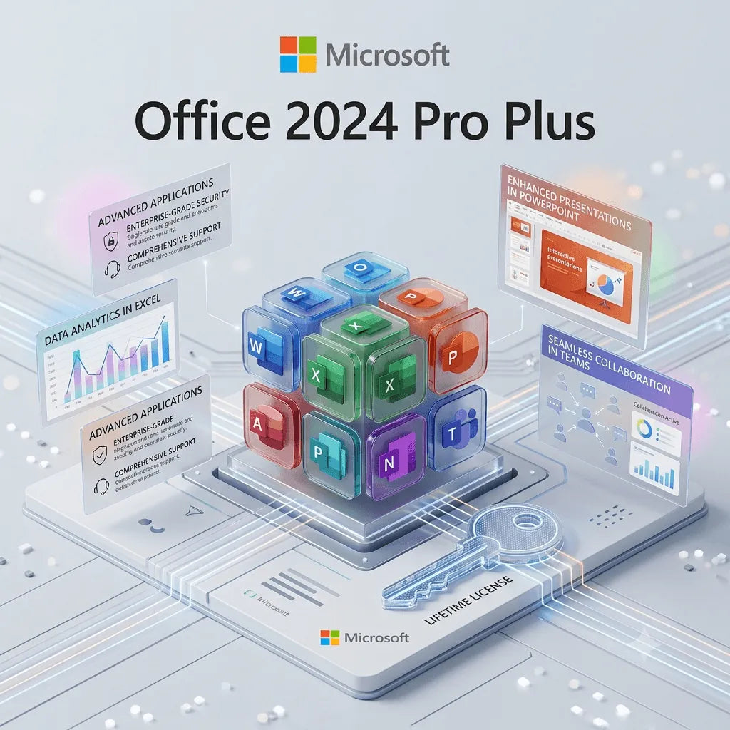 Microsoft Office 2024 Professional Plus for Windows: Lifetime License